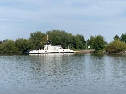 Ferienwohnung Riverblick Near Frankfurt Hainburg Exterior foto